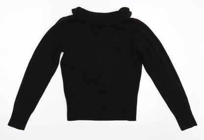 BHS Womens Black   Cardigan Jumper Size 12