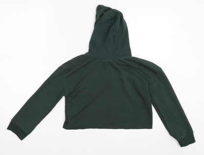 George Girls Green   Pullover Hoodie Size 5-6 Years