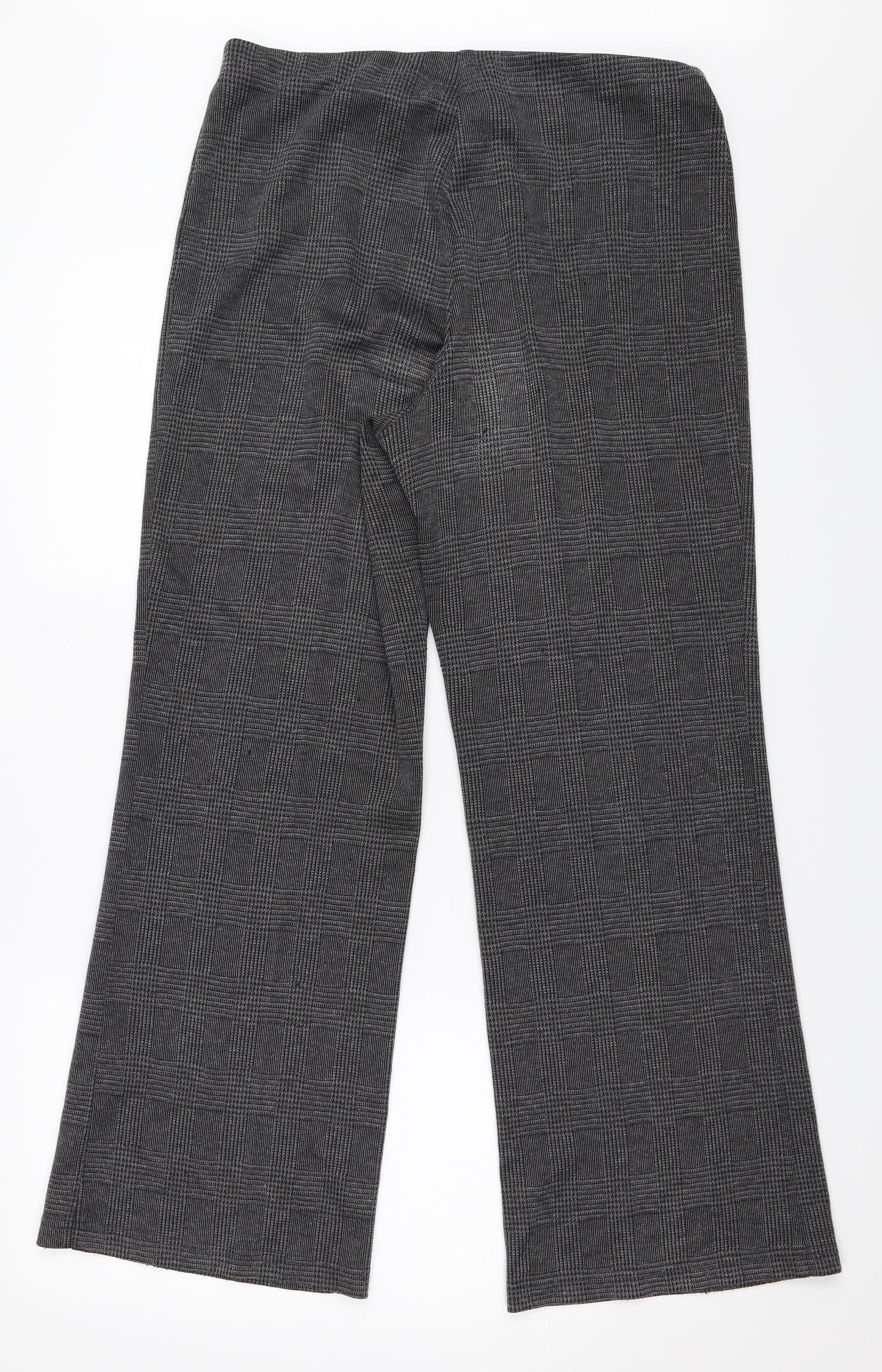 Womens UK Size 12 Marks and Spencer Regular Fit  Grey Trousers