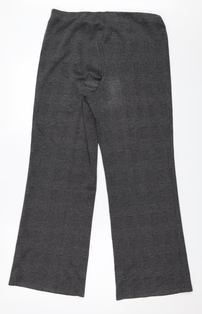 Womens UK Size 12 Marks and Spencer Regular Fit  Grey Trousers