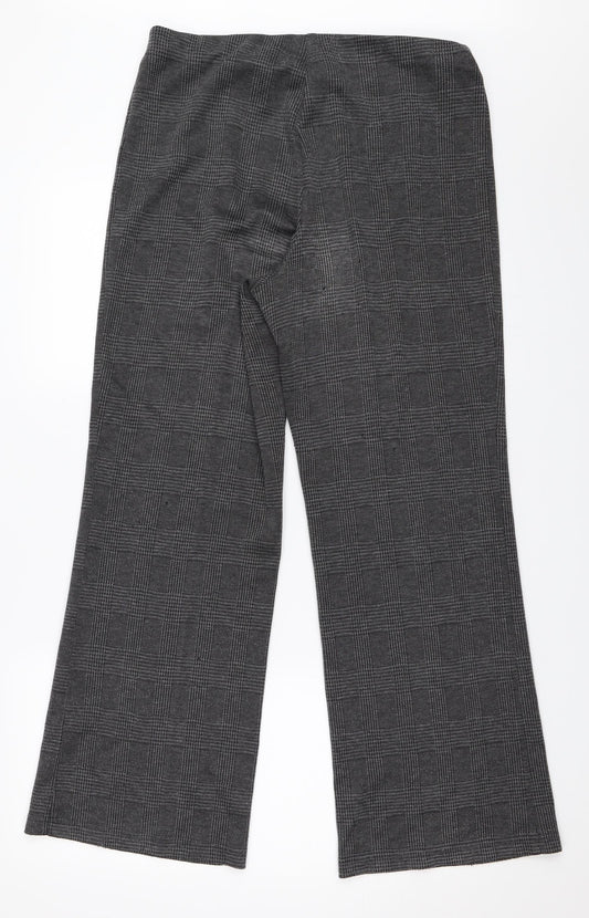 Womens UK Size 12 Marks and Spencer Regular Fit  Grey Trousers