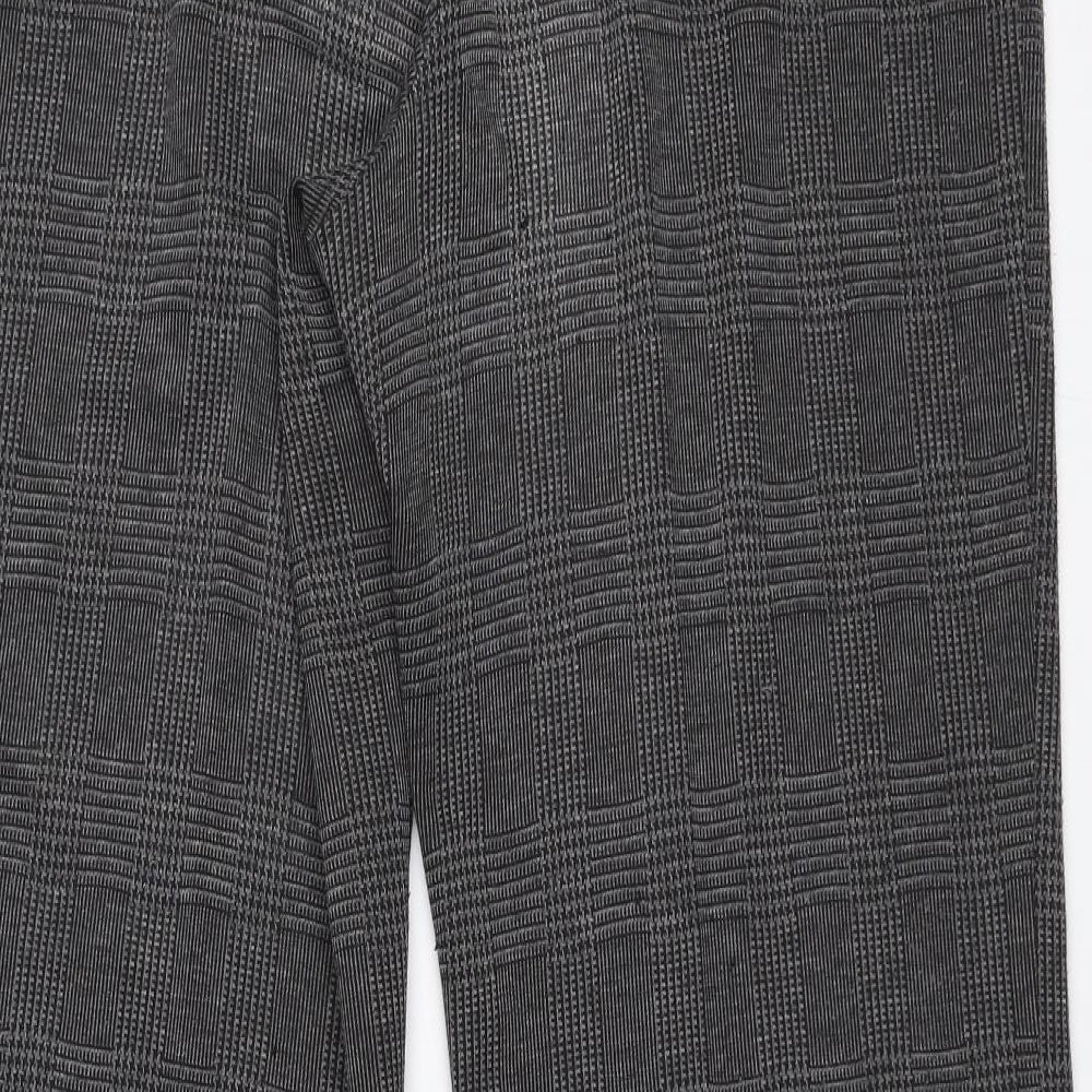 Womens UK Size 12 Marks and Spencer Regular Fit  Grey Trousers