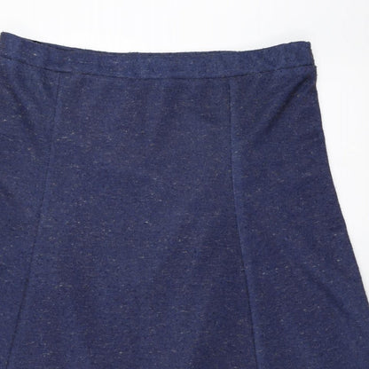 Heather Valley Womens Blue   Flare Skirt Size 14
