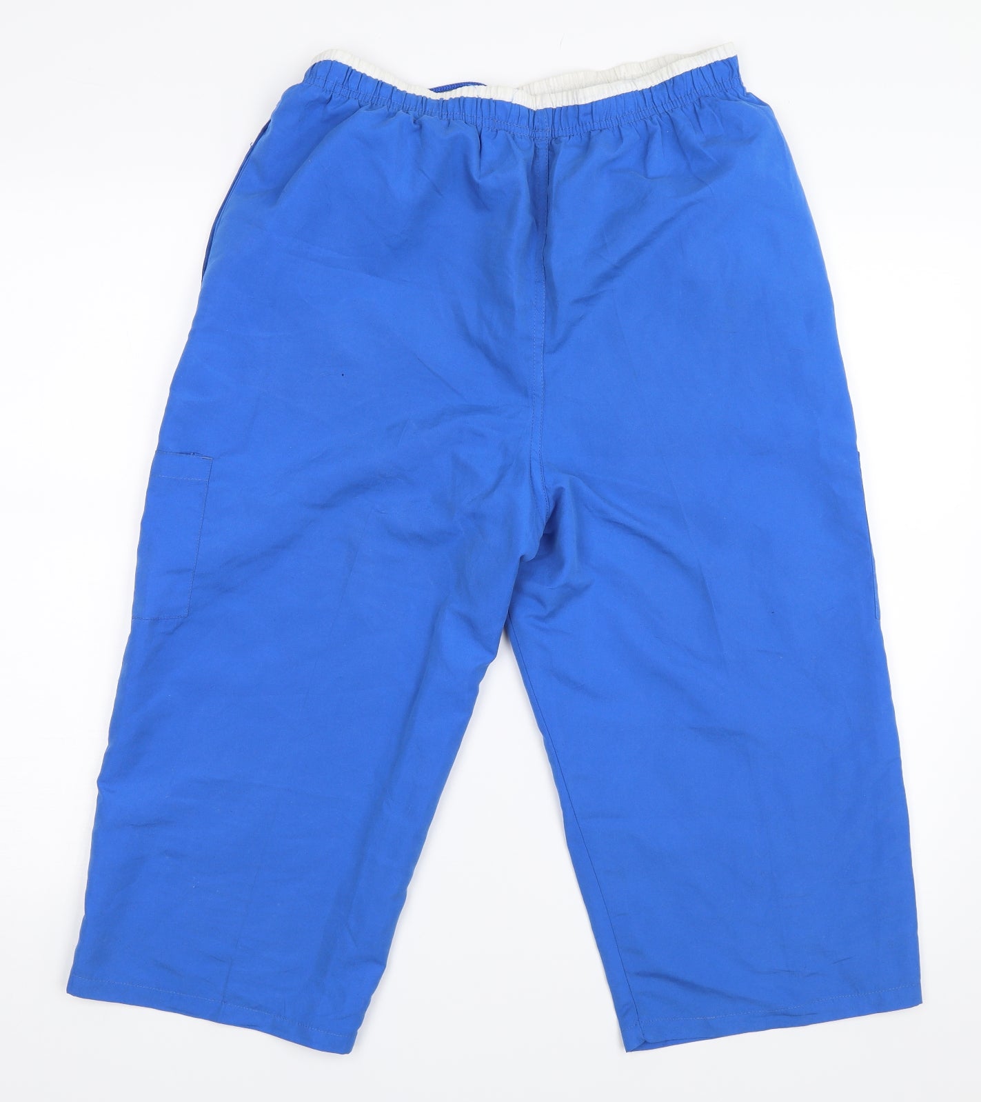 Bulldozer Mens Blue   Cropped Trousers Size M