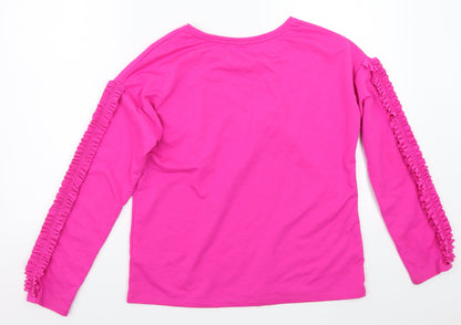 Tu Girls Pink   Basic T-Shirt Size 14 Years