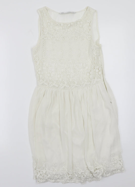 Zara Womens White   A-Line  Size XS