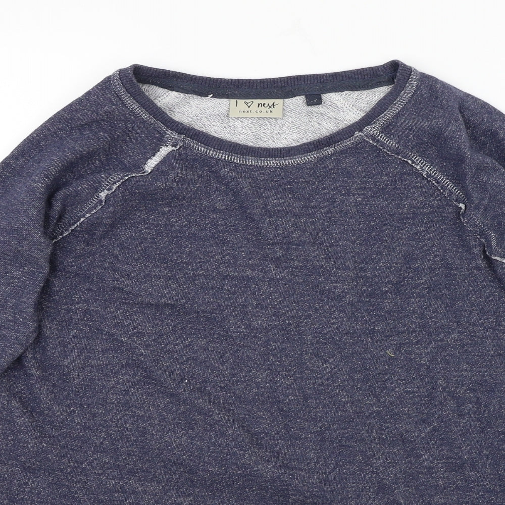 NEXT Girls Blue  Rayon Pullover Jumper Size 12 Years