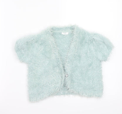 NEXT Girls Blue   Cardigan Jumper Size 10 Years
