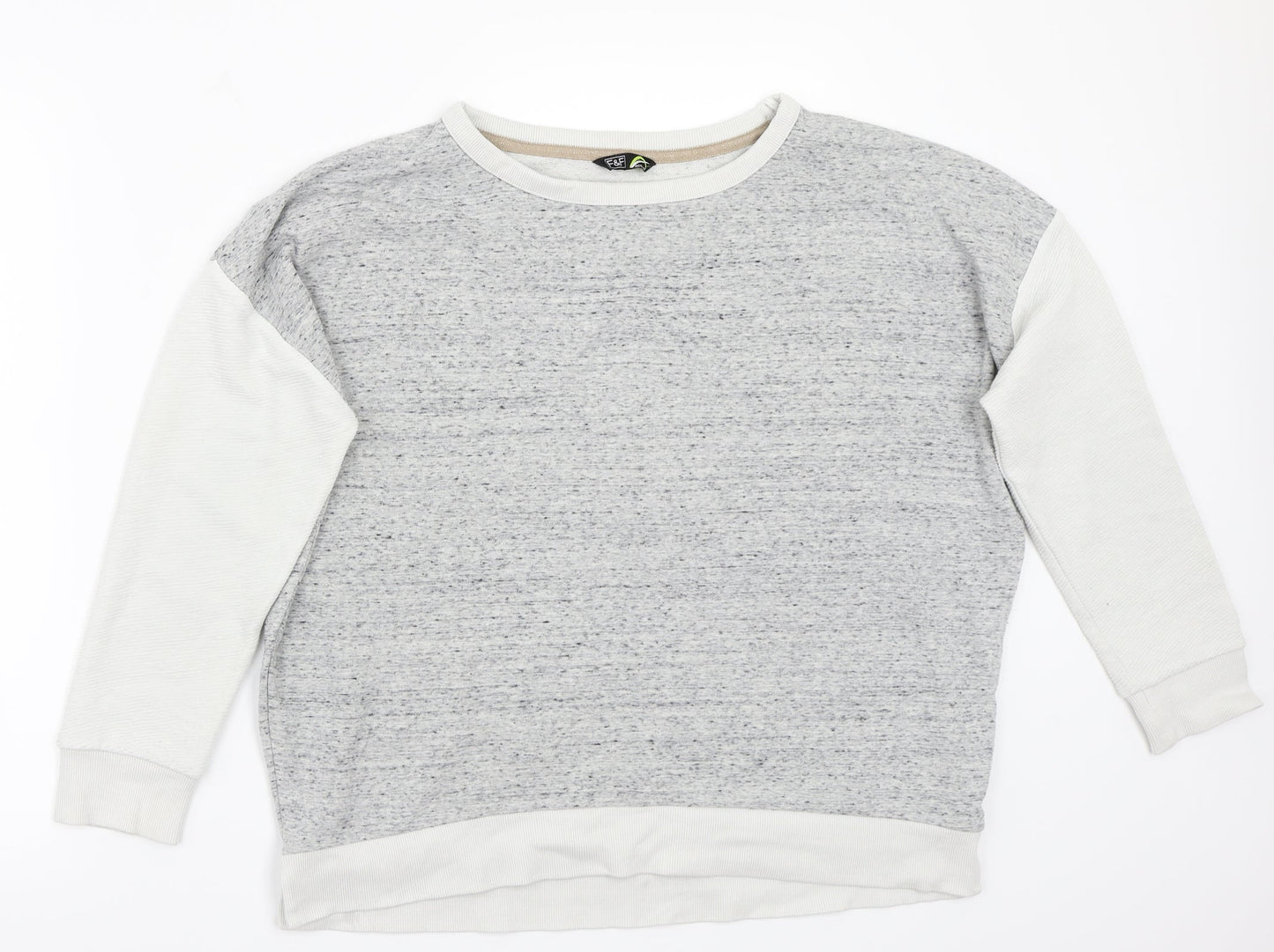 Pep&co Womens Grey   Pullover Jumper Size S