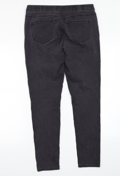 George Womens Grey   Skinny Jeans Size 12 L27 in