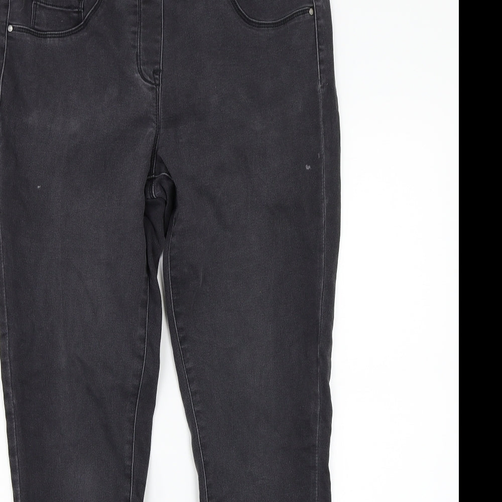 George Womens Grey   Skinny Jeans Size 12 L27 in