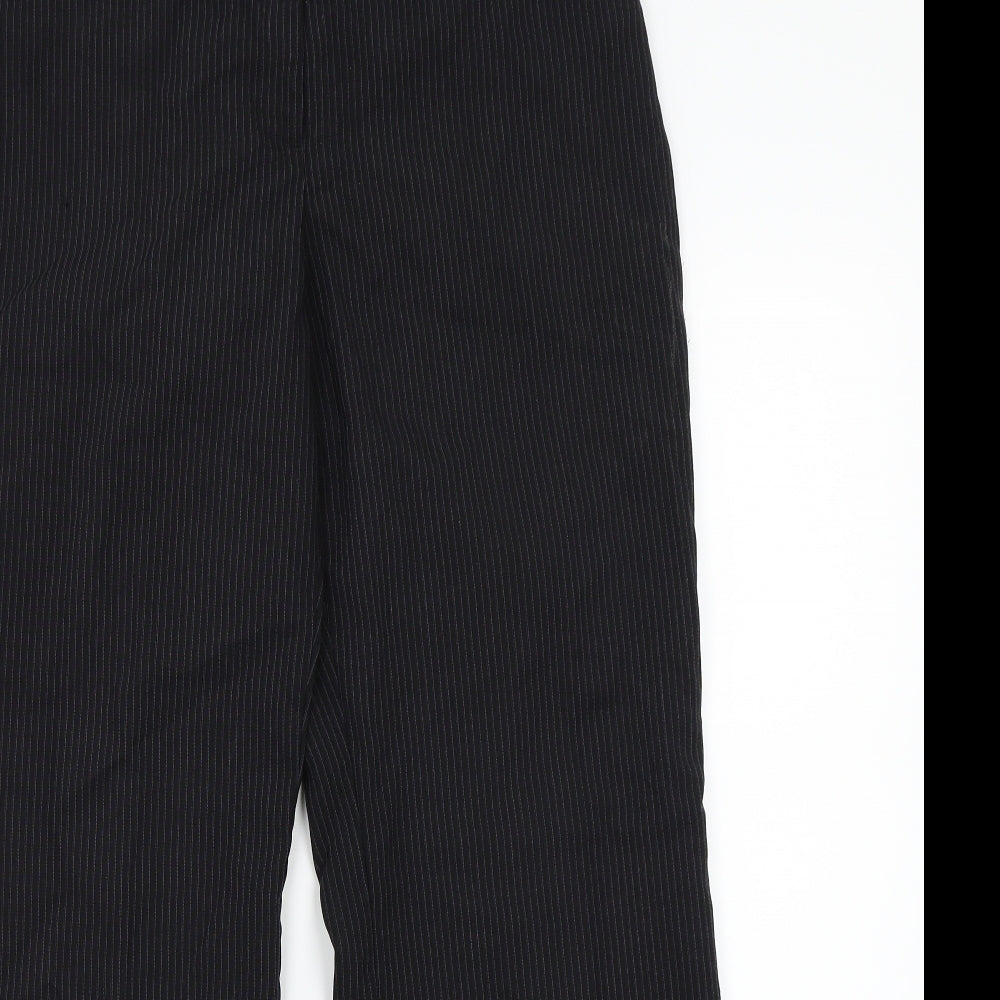 F&F Womens Black Striped  Trousers  Size 14 L29 in