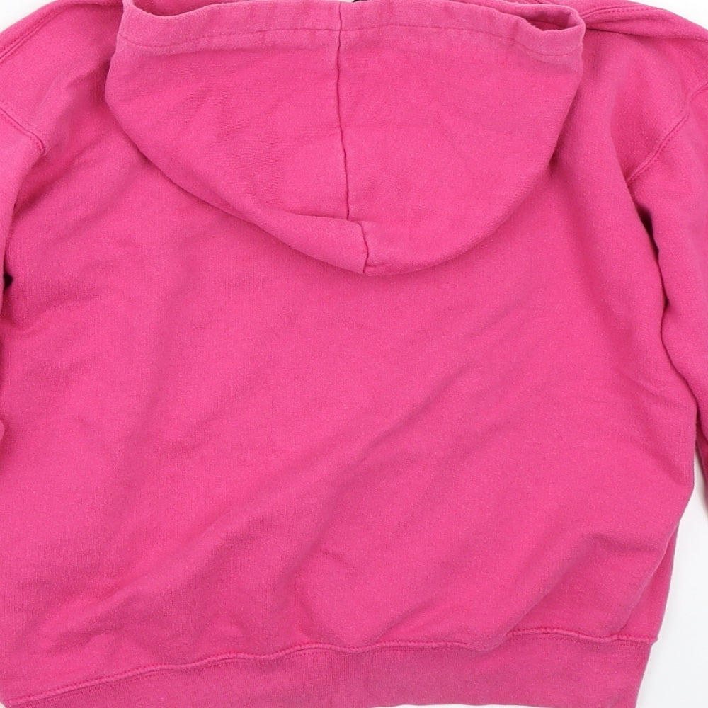 Point Sportswear Girls Pink  Rayon Pullover Hoodie Size S
