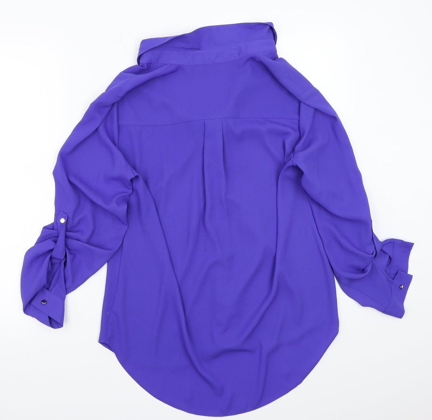 George Womens Blue   Basic Button-Up Size 12