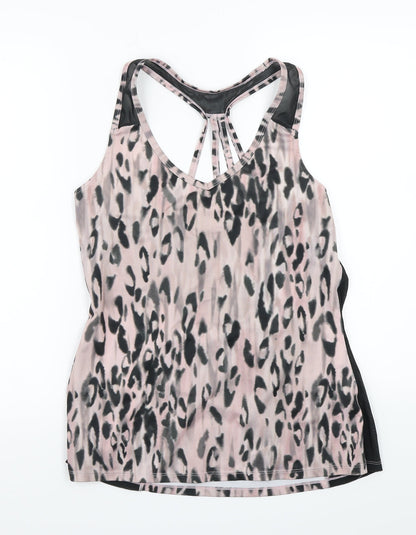 Womens UK Size L NINE Pink Basic T-Shirt