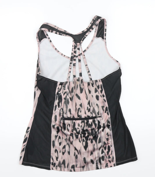 Womens UK Size L NINE Pink Basic T-Shirt