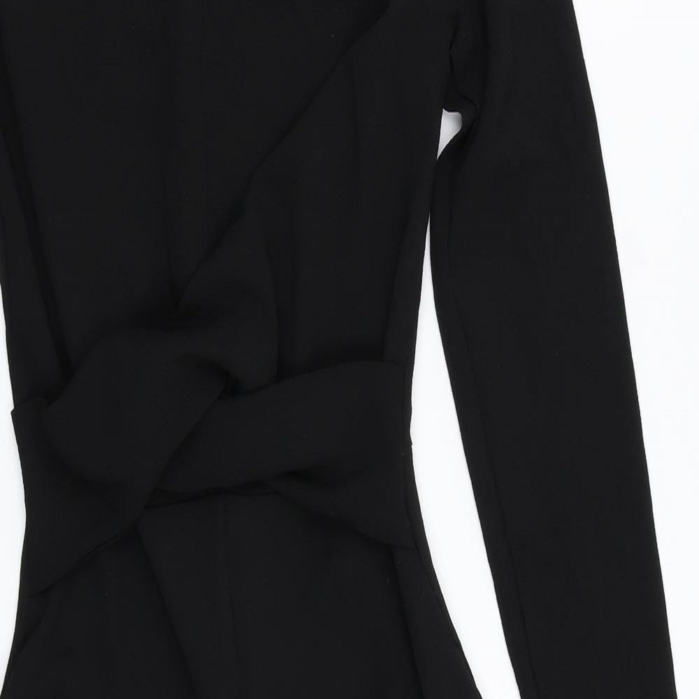 Boohoo Womens Black   Playsuit One-Piece Size 6