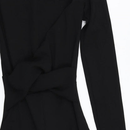 Boohoo Womens Black   Playsuit One-Piece Size 6