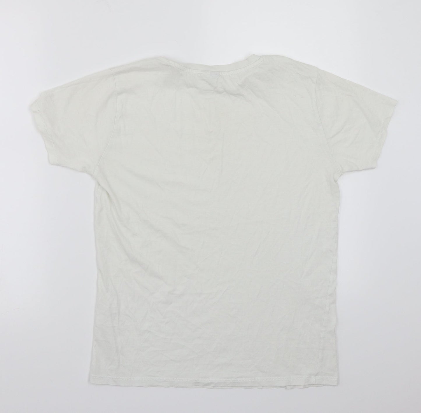 Womens UK Size 6 ASOS White Basic T-Shirt
