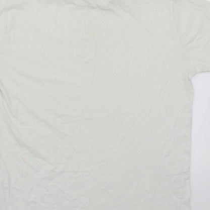 Womens UK Size 6 ASOS White Basic T-Shirt