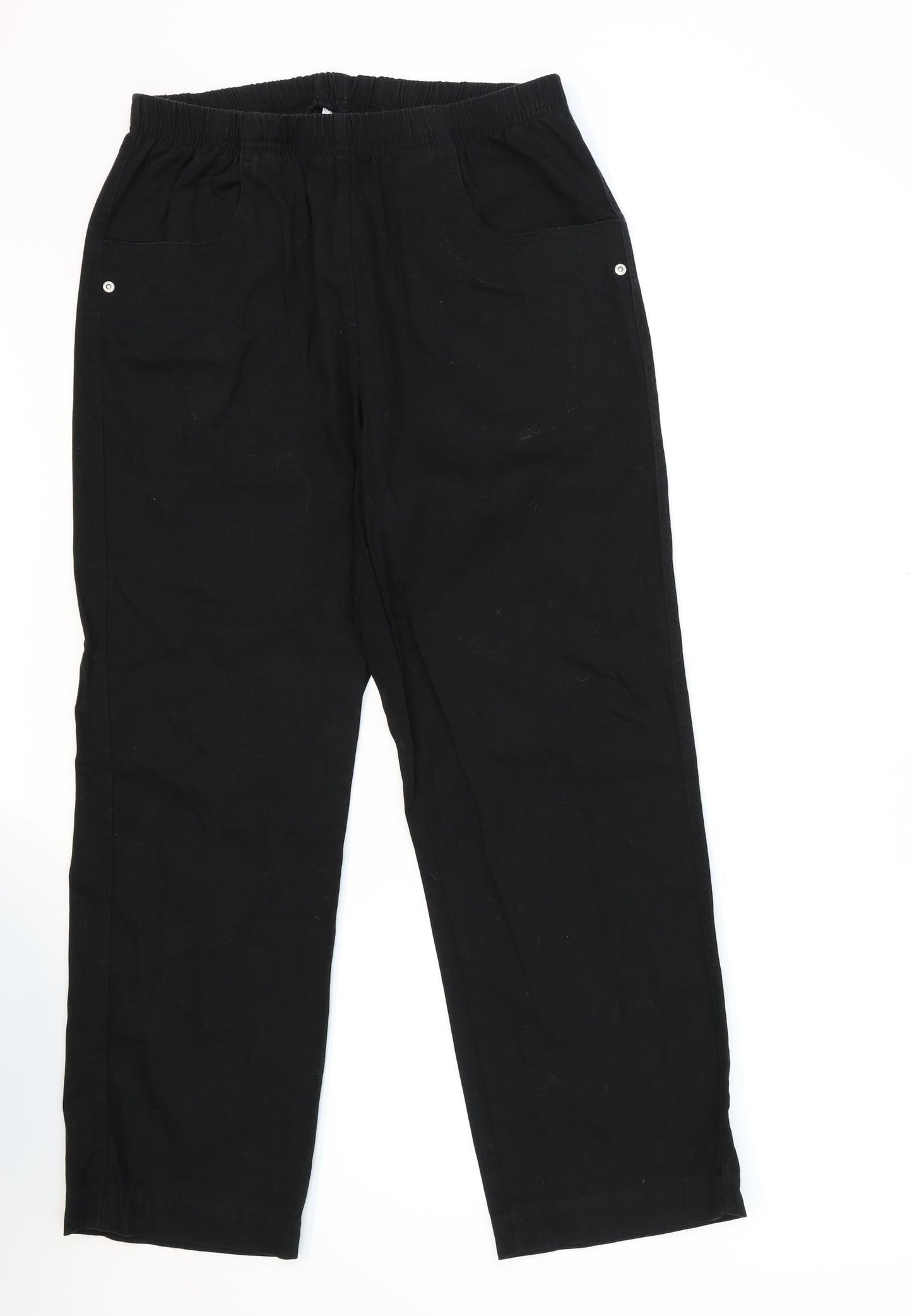 Womens UK Size L Signature Regular Fit  Blue Trousers