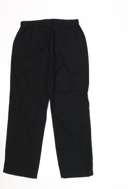 Womens UK Size L Signature Regular Fit  Blue Trousers