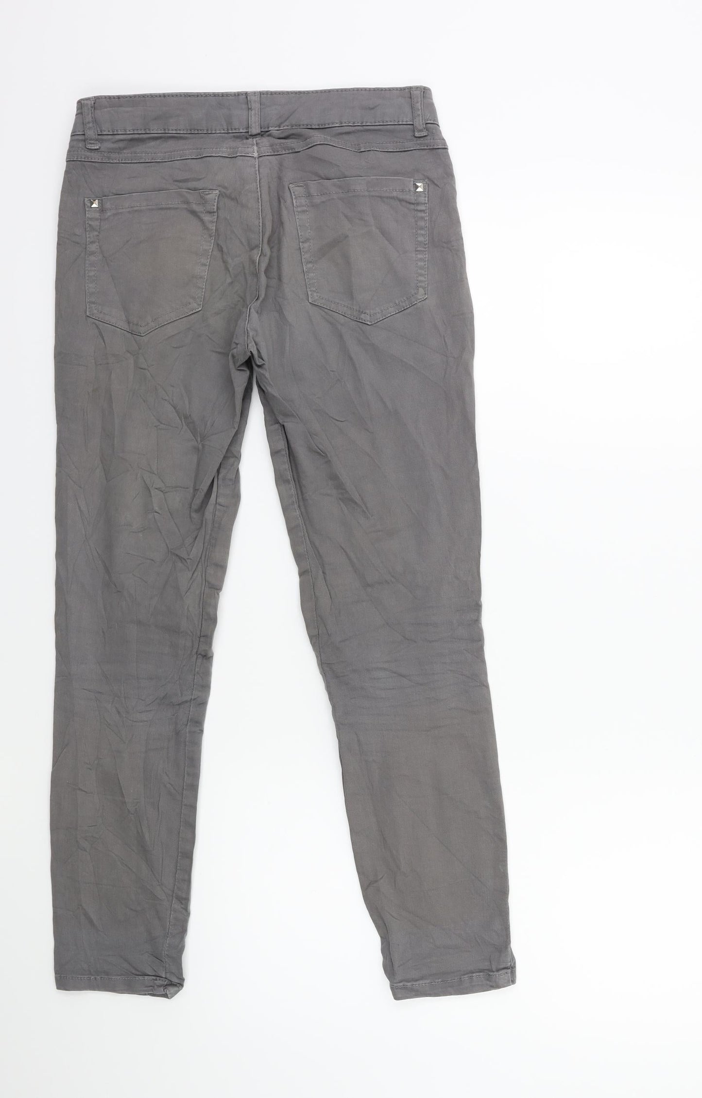 Womens UK Size 6 RESERVED Regular Fit Skinny Grey Jeans