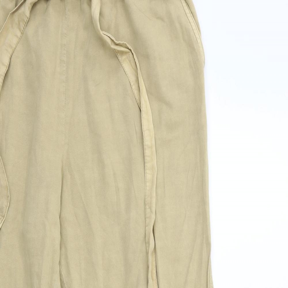 Womens UK Size 14 H&M Regular Fit  Beige Trousers