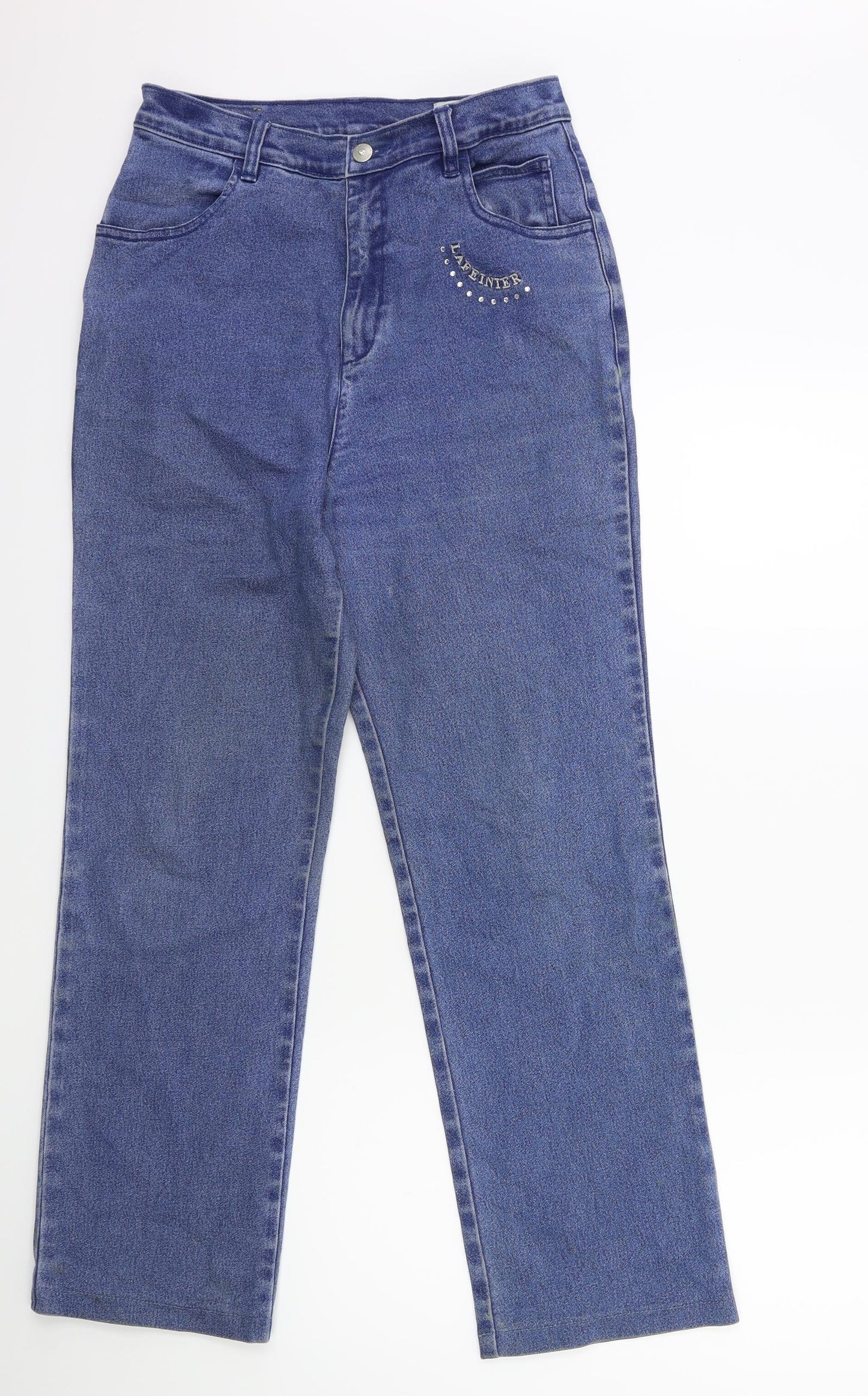 lafeinier Womens Blue  Denim Tapered Jeans Size 28 in L27 in