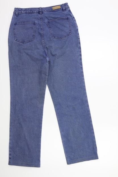 lafeinier Womens Blue  Denim Tapered Jeans Size 28 in L27 in