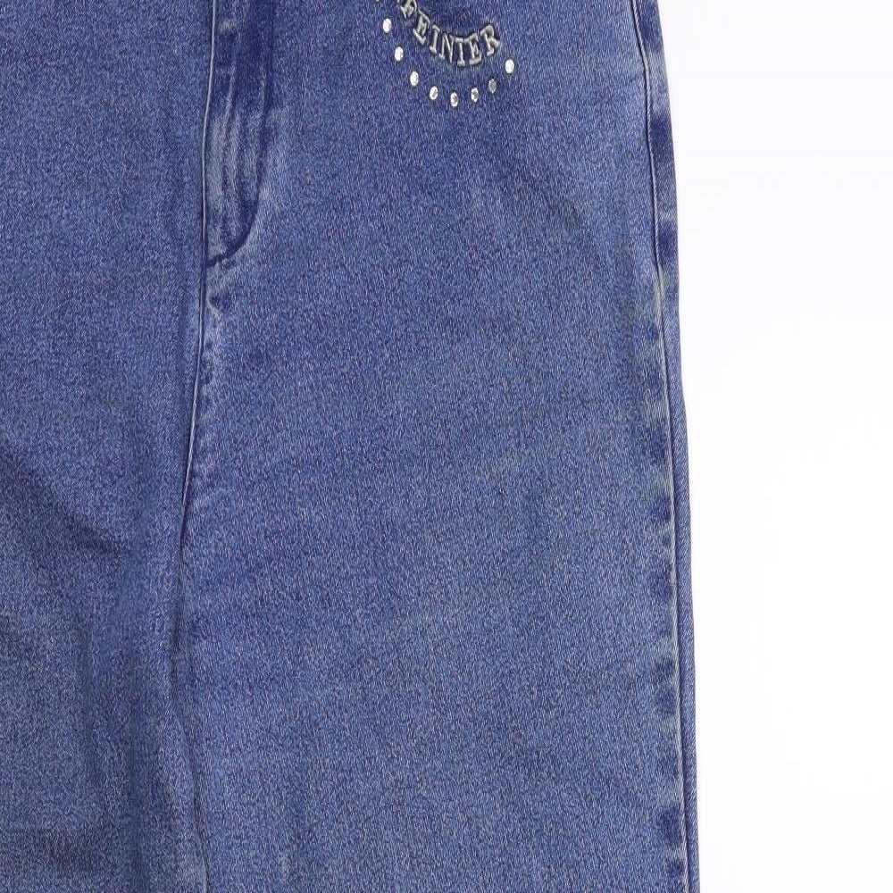 lafeinier Womens Blue  Denim Tapered Jeans Size 28 in L27 in