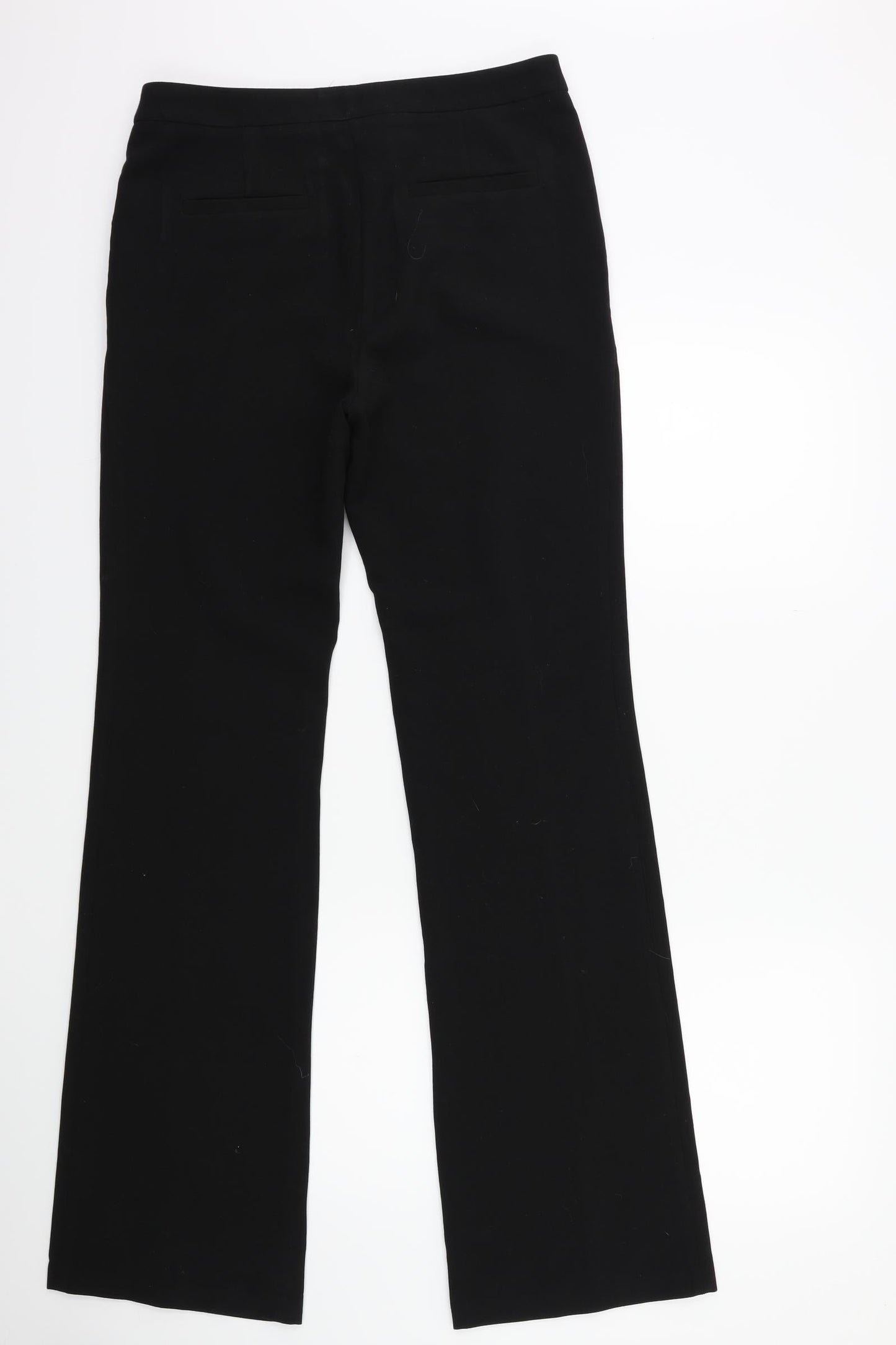 Womens UK Size 30 in Preworn Regular Fit  Black Trousers