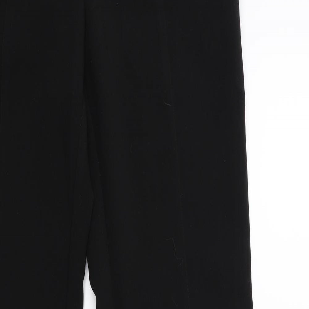 Womens UK Size 30 in Preworn Regular Fit  Black Trousers