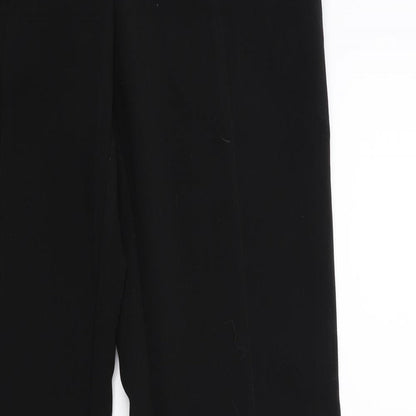Womens UK Size 30 in Preworn Regular Fit  Black Trousers