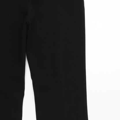 Womens UK Size 30 in Preworn Regular Fit  Black Trousers