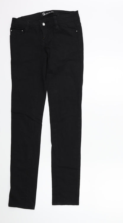 goodses Womens Black  Denim Skinny Jeans Size 8 L31 in
