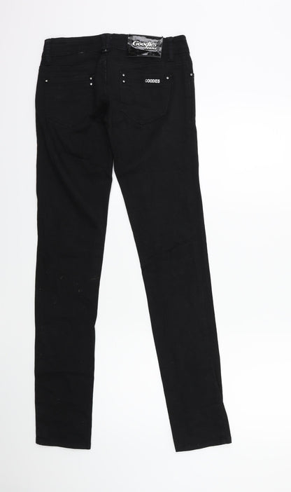 goodses Womens Black  Denim Skinny Jeans Size 8 L31 in