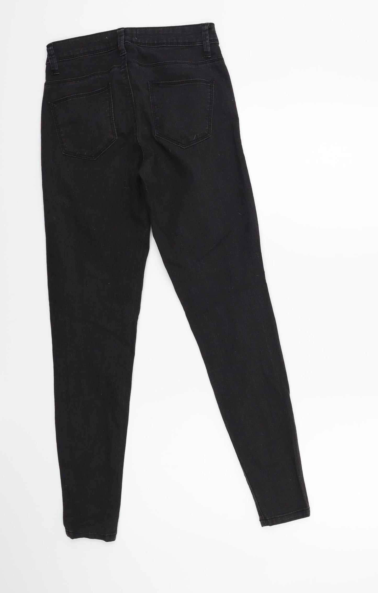 Denim & Co. Womens Black  Denim Skinny Jeans Size 6 L27 in