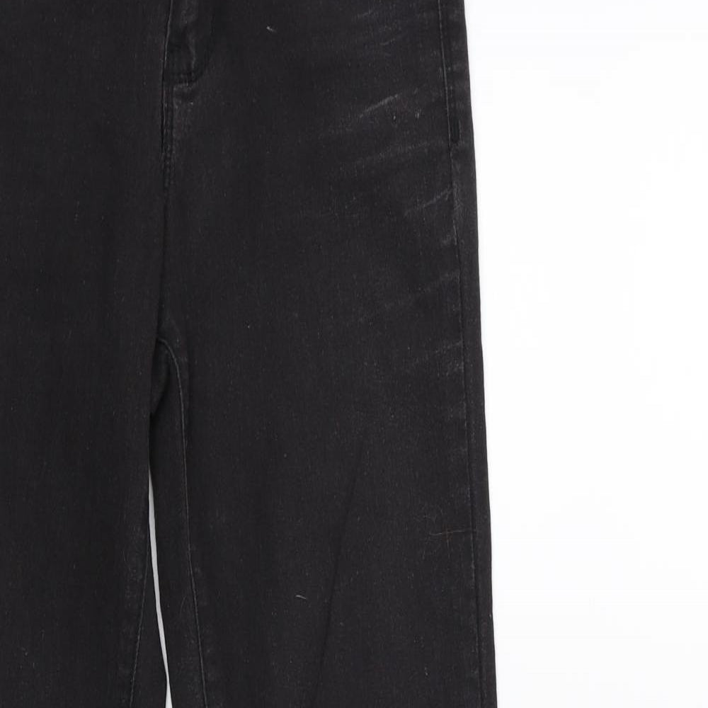 Denim & Co. Womens Black  Denim Skinny Jeans Size 6 L27 in