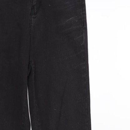 Denim & Co. Womens Black  Denim Skinny Jeans Size 6 L27 in