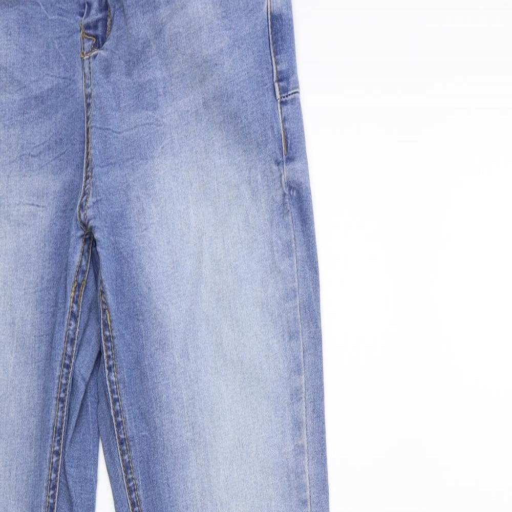 Denim & Co. Womens Blue  Denim Skinny Jeans Size 8 L29 in