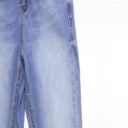 Denim & Co. Womens Blue  Denim Skinny Jeans Size 8 L29 in