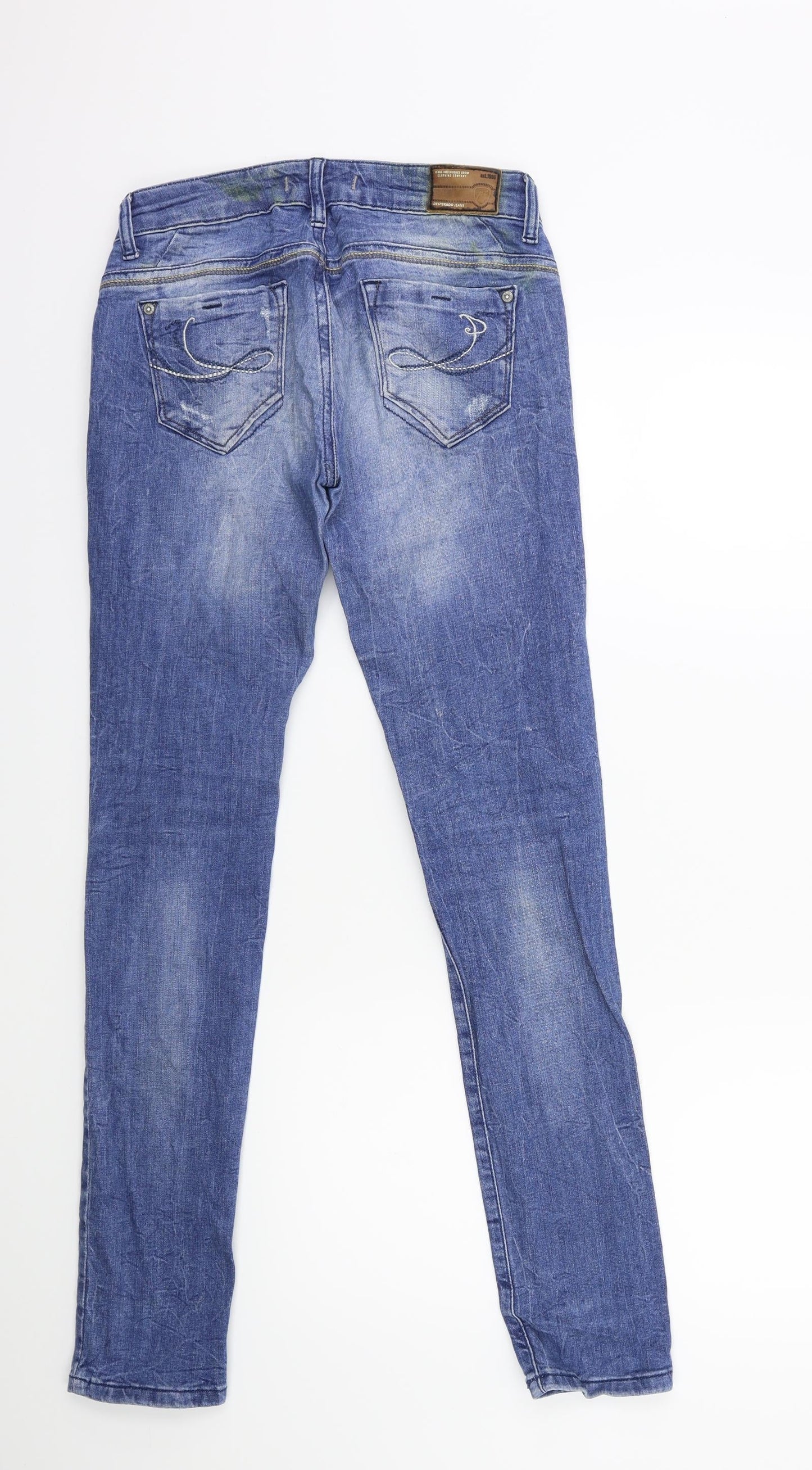 Desperado Womens Blue  Denim Straight Jeans Size 31 in L32 in
