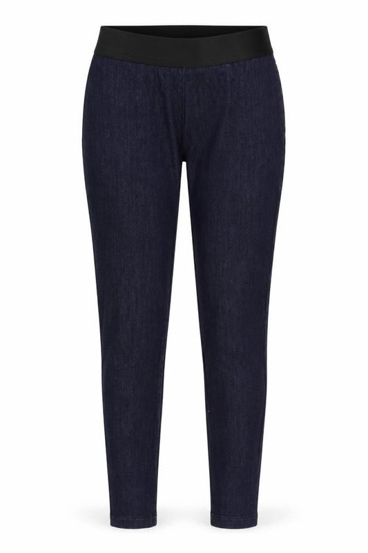 Womens UK Size 10 Indigo Regular Fit Jegging Blue Trousers