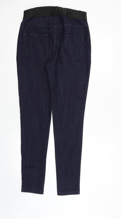 Indigo Womens Blue   Jegging Trousers Size 10 L30 in