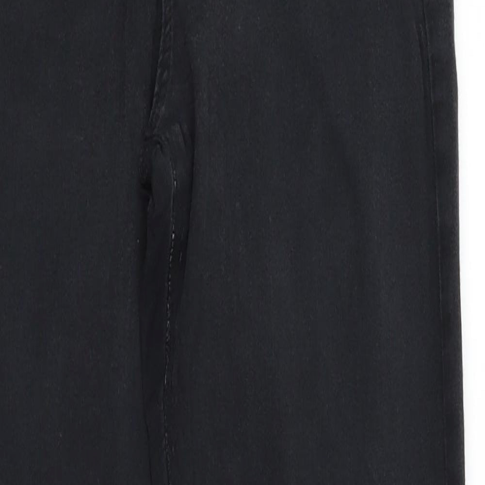 Womens UK Size 10 River Island Regular Fit  Black Trousers