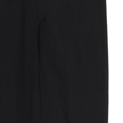 Womens UK Size 10 Preworn Regular Fit  Black Trousers
