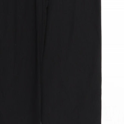 Womens UK Size 10 Preworn Regular Fit  Black Trousers