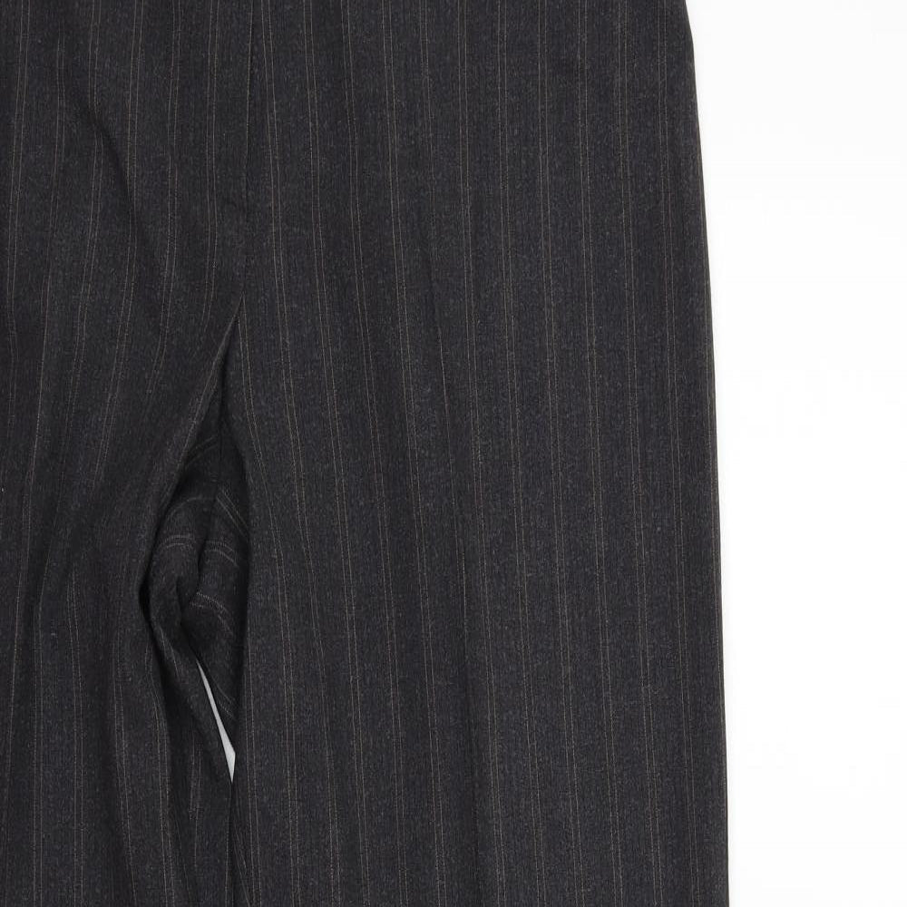 Womens UK Size 16 BHS Regular Fit  Black Trousers