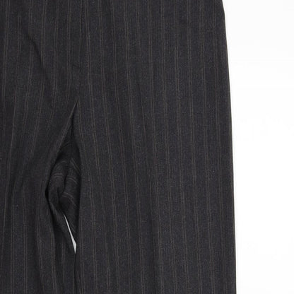 Womens UK Size 16 BHS Regular Fit  Black Trousers
